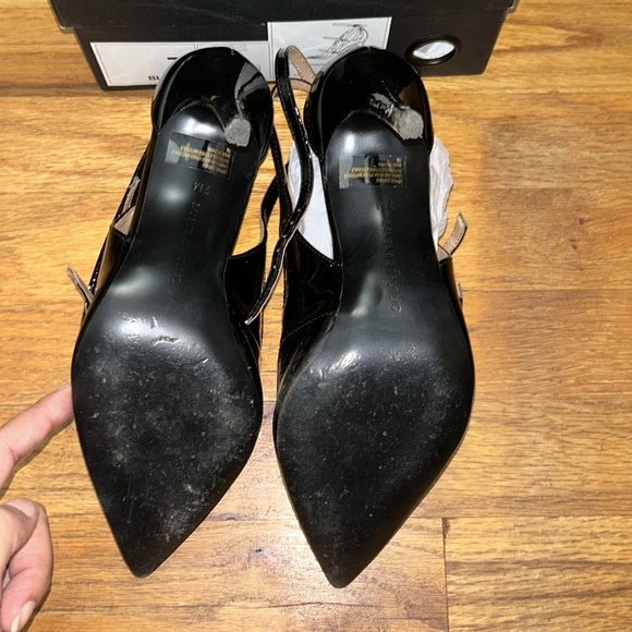 Banana Republic Black Patent Desiree Strap Heel - Picture 2 of 4